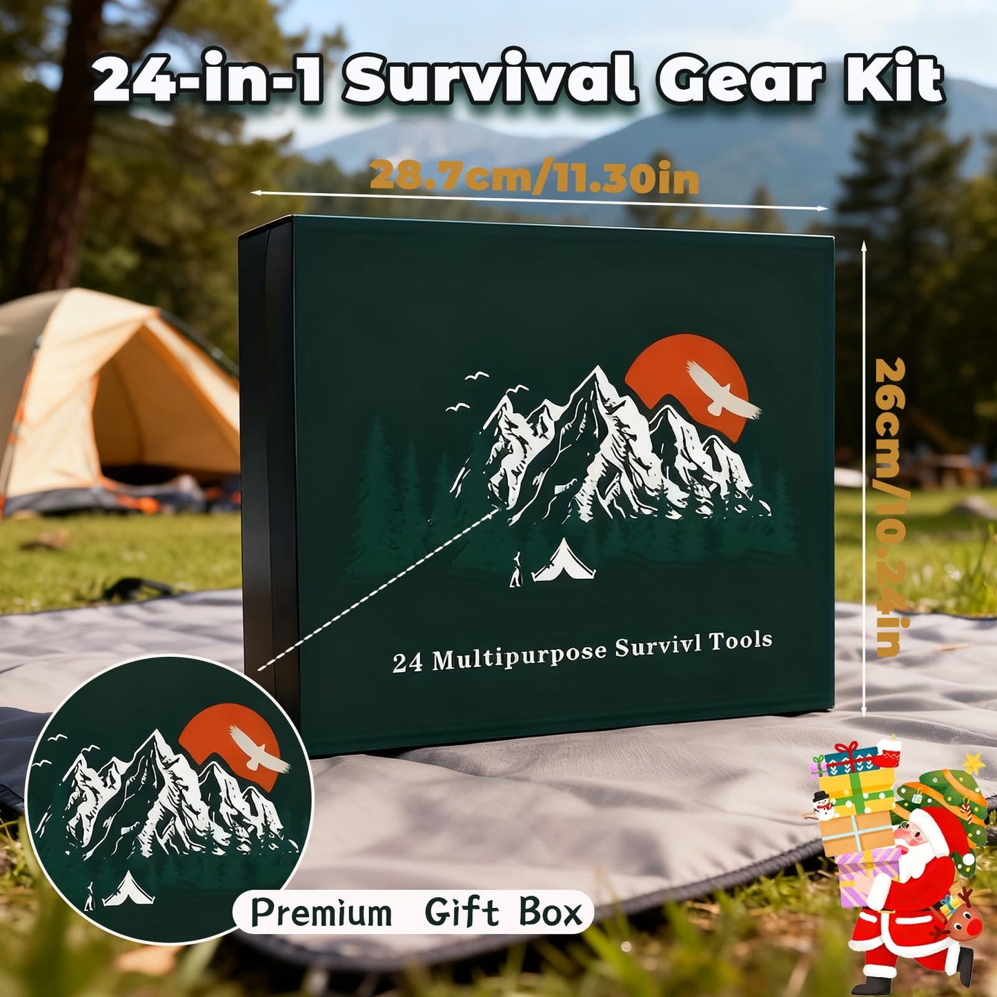 Kit de Supervivencia y Camping 24 en 1