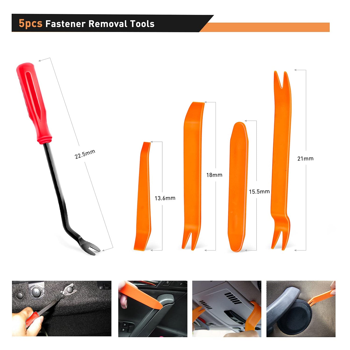 Set de Grapas Automotrices Universales y Herramientas (680 Clips)