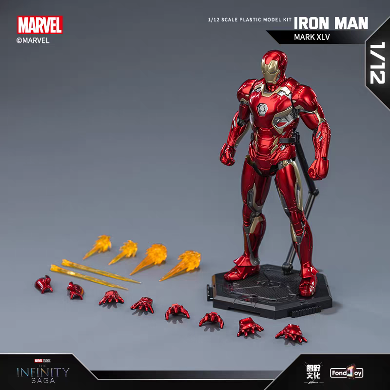 Figura de Acción Articulada Iron Man Mark XLV (The Infinity Saga - Escala 1/12)