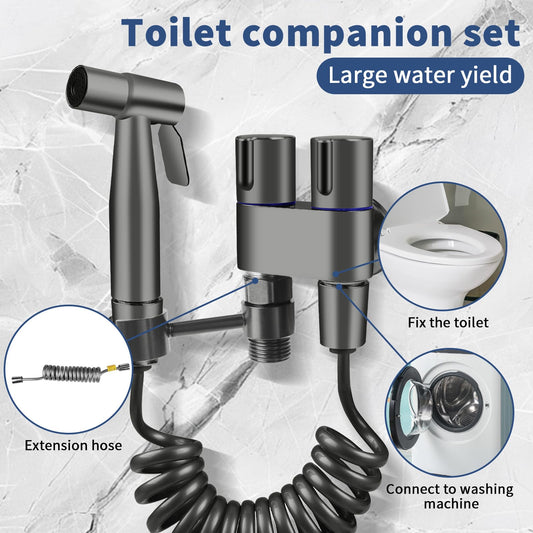 Rociador de Bidé de Mano para Inodoro - Acero Inoxidable 304