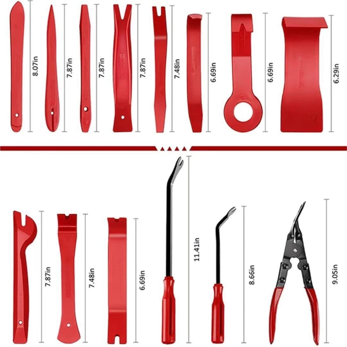 🚗 Kit Profesional de Tapicería y Clips para Vehículos (40 Piezas)