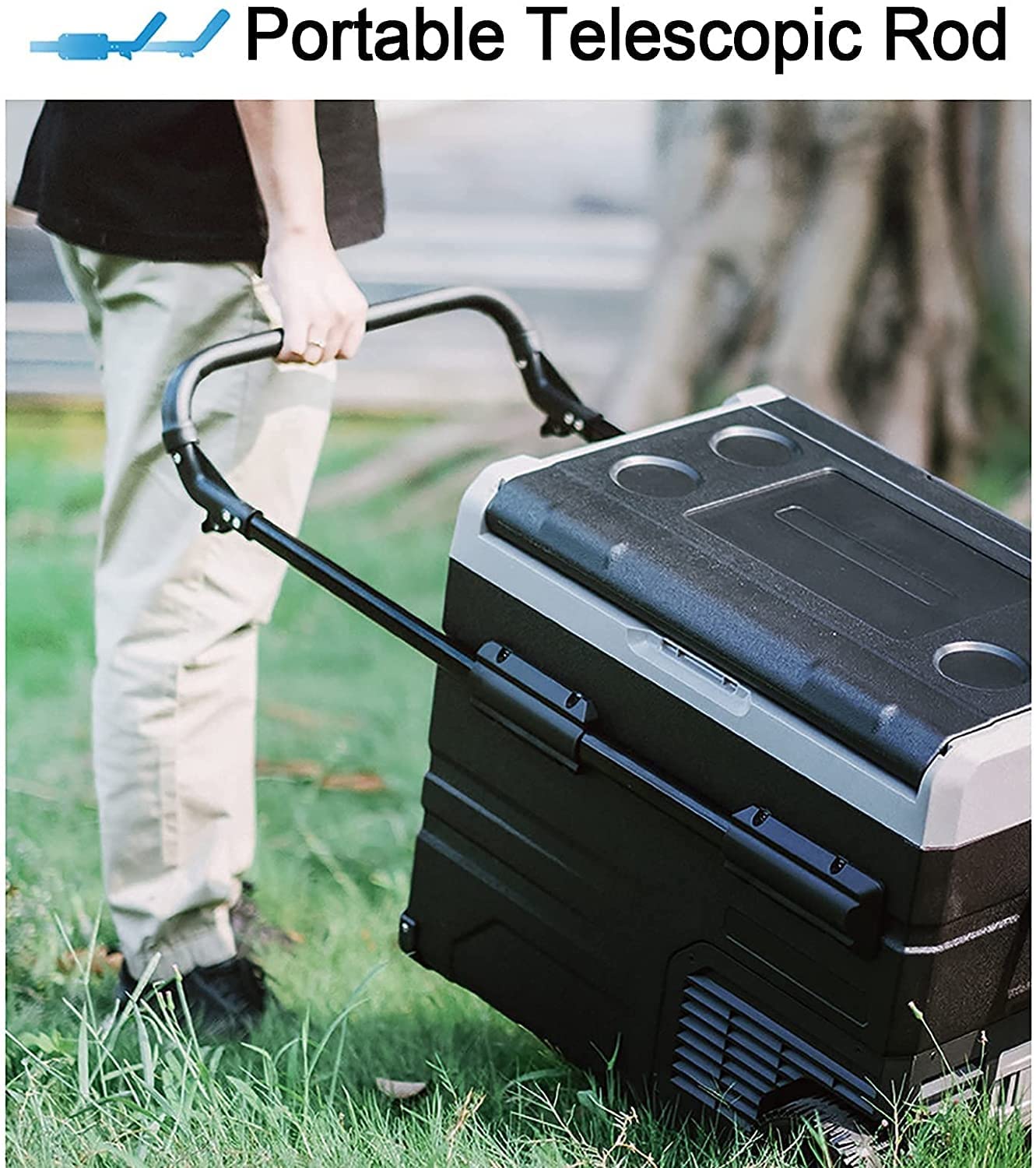 Refrigerador Portátil Alpicool TWW35 / TWW45 / TWW55 Doble Zona con Ruedas