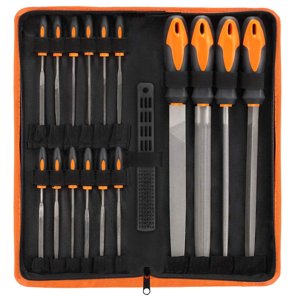 Kit de Limas para Metal y Madera – 17 Piezas