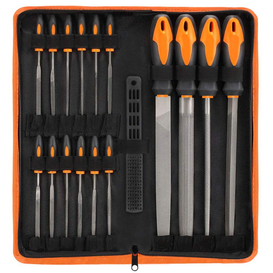 Kit de Limas para Metal y Madera – 17 Piezas