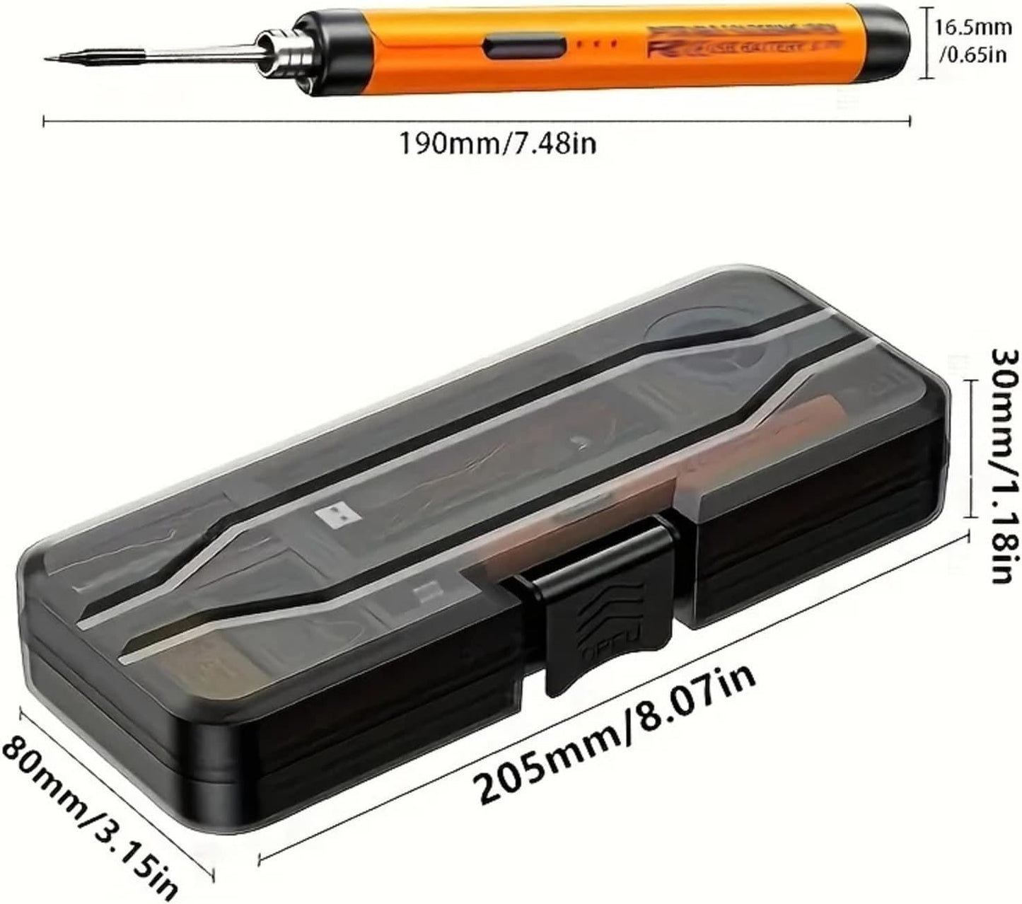 Kit de Cautín Inalámbrico Profesional USB - Soldadura Sin Cables
