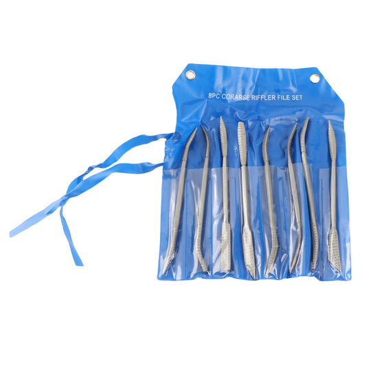 Juego de 8 Limas para Madera y Raspa Madera de Doble Extremo