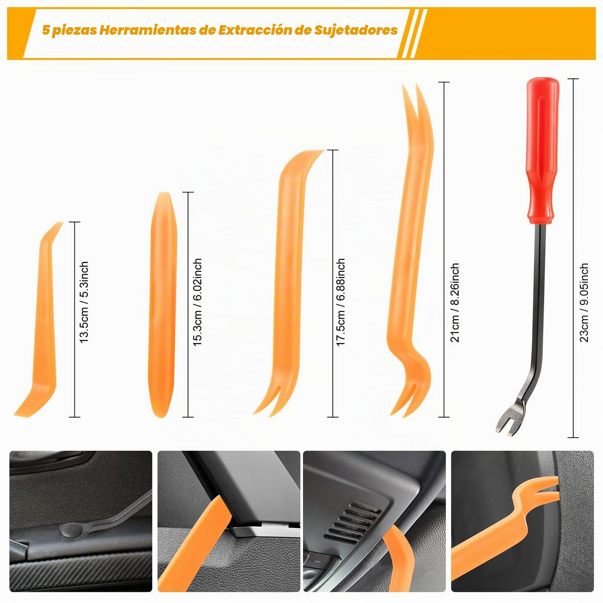 Set de 1240 Clips y Grapas Automotrices Universales con Herramientas (32 Tamaños)
