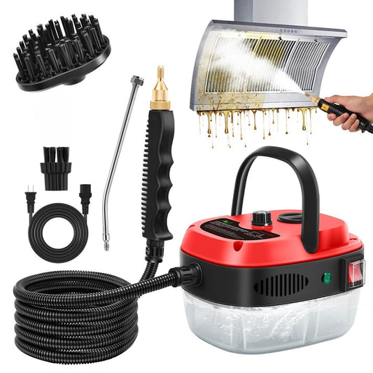 Limpiador de Vapor 2500W - 1.2 Litros con accesorios