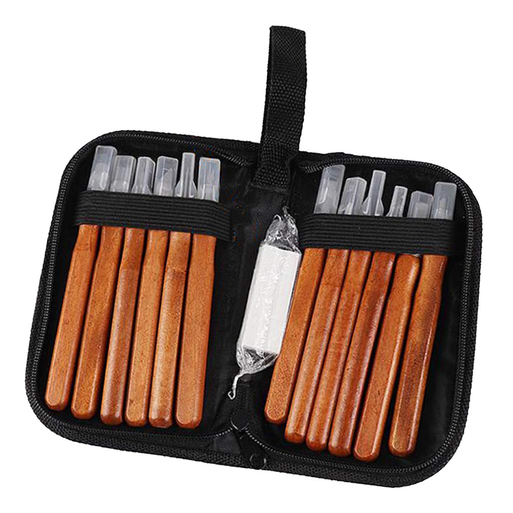 Juego de 12 Cinceles para Tallado de Madera – Precisión y Control Profesional