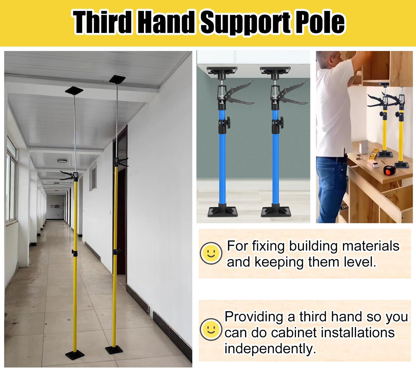 Gatos Elevadores Telescópicos para Paneles (Pack de 2)