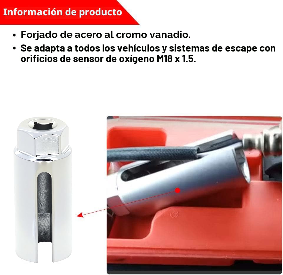 Juego de 5 Piezas para Extracción de Sensores de Oxígeno y Presión