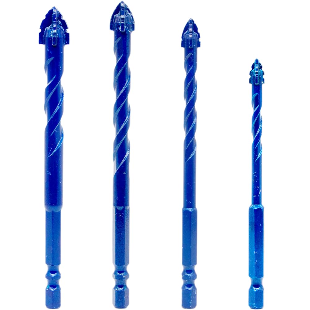 Juego de 4 Brocas Multiusos de Carburo