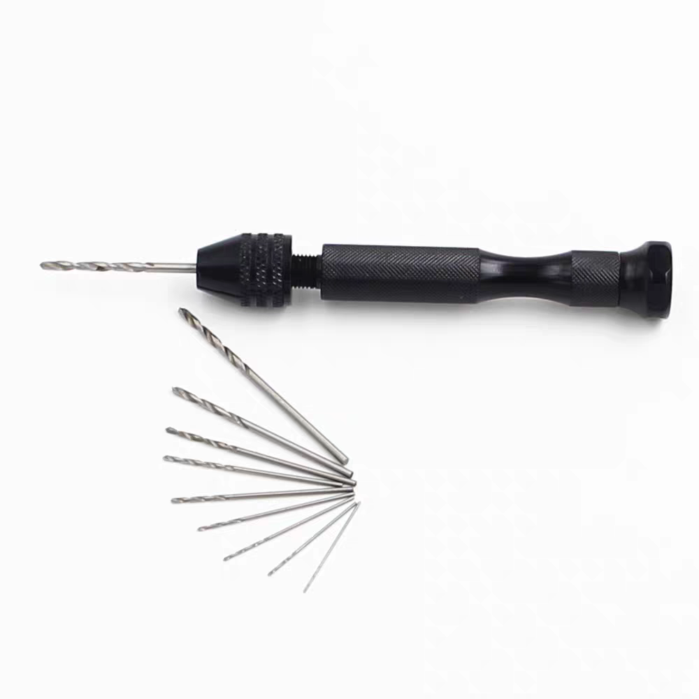 Mega Kit de Mini Taladro Manual de Precisión + 150 Brocas